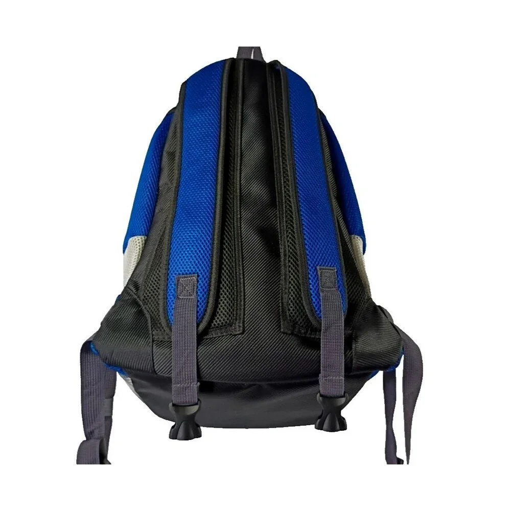 Dog Carrier Pet Sports Backpack Peek A Boo Hole Royal Blue Soft Side Adjustable